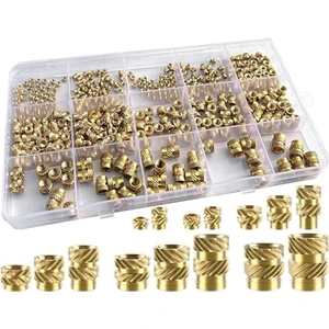 400 Adet Dişli Ek Parçalar, M2/m2.5/m3/m4/m5/m6 Dişli Yivli Somun Çeşitleri Kiti, Plastik 3D Baskı Için Isıl Işlemli Ek Parça (Yurt Dışından)