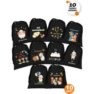 Siyah Bayram Harçlığı Kesesi (10ADET)