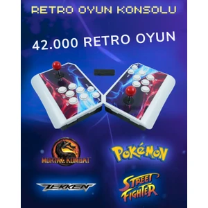 Habl 2025 Retro Arcade Kablosuz Oyun Konsolu 42.000 Oyunlu Süper Boxoyun