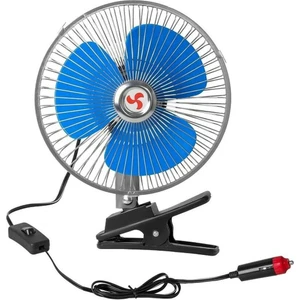 Araç Içi Vantilatör Oto Pervane 10" 24 Volt Uyumlu Mandallı Çakmaklık Girişli
