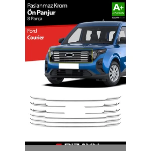 Ford Courier Krom Ön Panjur 8 Prç. 2023 Üzeri A+ Kalite