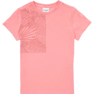 U.S. Polo Assn. Erkek Çocuk Pembe Bisiklet Yaka Tişört 50307172-VR041