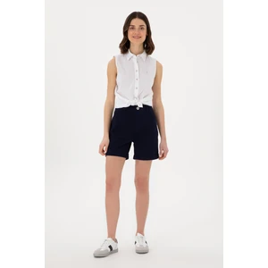 U.s. Polo Assn. Kadın Lacivert Şort / Bermuda 50309125-VR033