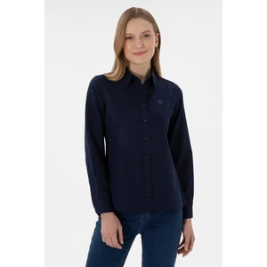 U.s. Polo Assn. Kadın Lacivert Gömlek Basic 50307726-VR033