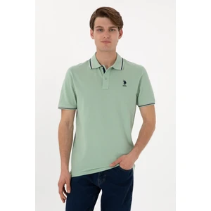 U.s. Polo Assn. Erkek Su Yeşili Tişört Basic 50306011-VR048