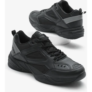 Tonny Black  Beyaz Poli Taban Yüksek Taban Bağcıklı Spor Ayakkabı