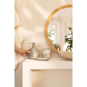Sedef 3 Parça Banyo Aksesuar Seti Gri
