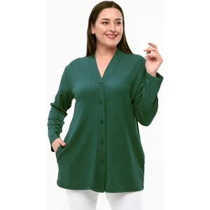 Baharlık Yazlık Bürümcük Kumaş Anne Kadın Klasik Mat Siyah Hırka