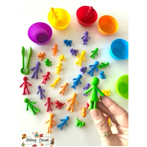 Montessori Eğitici Eğlenceli Aile Aktarım Seti 44 Parça