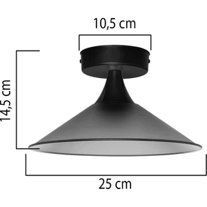 Maya 25'lik Füme Plofonyer Avize