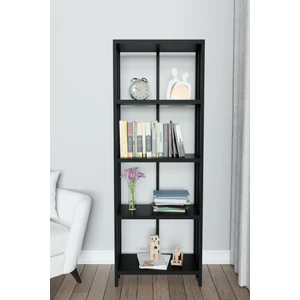 Polo 5 Raflı Plastik Kitaplık Dekoratif Kitaplık Pratik Kitaplık