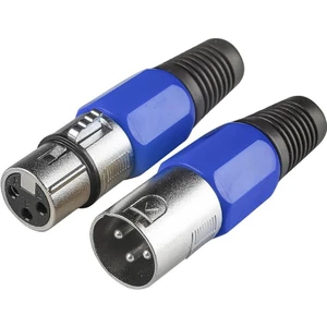 2 Adet - 3 Pin Xlr Konektörü Dişi + Erkek Mikrofon Jackı - Mikrofon Ses Jakı