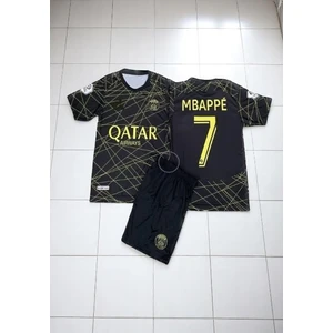 Mbappe Psg Gold-Siyah Özel Tasarım Çocuk Forma
