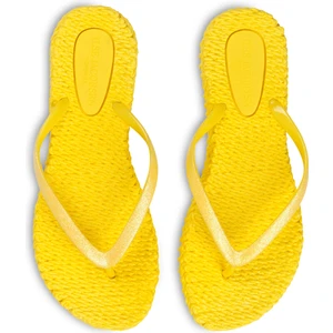 Ilse Jacobsen Yellow CHEERFUL01 - Sarı Simli Parmak Arası Terlik