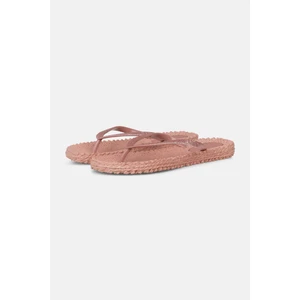 Ilse Jacobsen Misty Rose CHEERFUL01 - Pembe Simli Parmak Arası Terlik