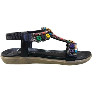 Orijinal Guja 156-1 Ortopedik Taşlı Şık Çocuk Sandalet