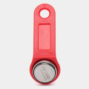 RW1990A Ibutton Tag Id Değiştirilebilir Asansör Anahtar Güvenlik Akbil Personel Takip Kapı Giriş