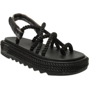 Ibiza Mid Platform Halat Bej Kadın Sandalet