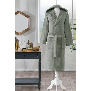 Woven Kapüşonlu Bornoz