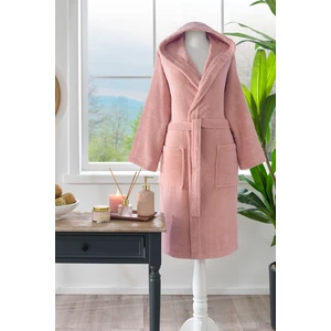 Woven Kapüşonlu Bornoz