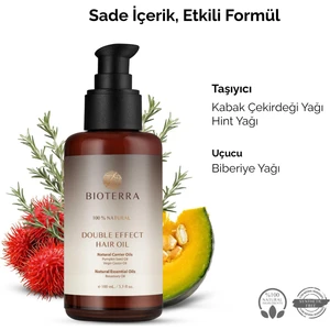 Bioterra Organics Bakım Yağı – Double Effect 100 ml