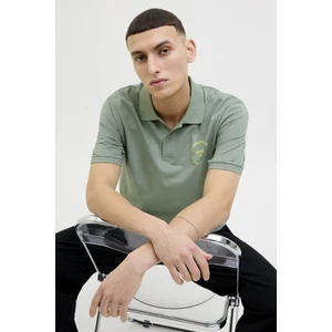 Jack & Jones  Jjsımon Polo Ss Yeşil Erkek T-Shirt 12269299
