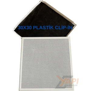 Plastik Asma Tavan 30X30 Clip-In Tam Takım