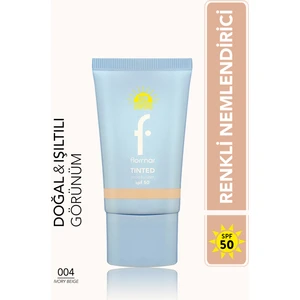 Sun Lovers Nemlendirici Etkili & Doğal Bitişli Renkli Güneş Koruyucu SPF50 (004 Ivory Beige) 8682536090384