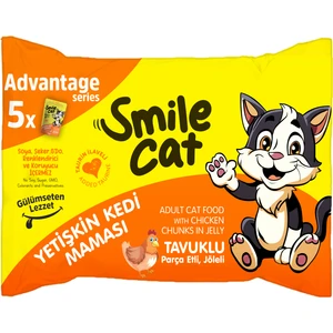 Cat Yetişkin Kedi Maması Tavuklu Flowpack 5*85 Gr. (425GR.)