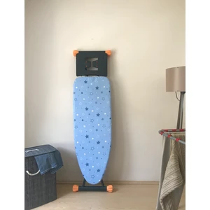 Asev Home İpli Ayarlanabilir Isıya Dayanıklı stoperli Keçeli Ütü Masası Kılıfı Örtüsü Bezi 55X140CM Gökyüzü