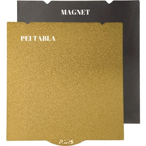 310X315 mm Ender 3 S1 Plus Pars Gold Pei Kaplı Özel Yay Çeliği Tabla Mıknatıslı