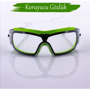 Iş Güvenlik Gözlüğü Buğulanmaz Lazer Uv Koruyucu Toz Korumalı Gözlük Silikon Kulaklık Şeffaf
