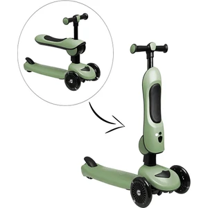 Baby Toys Funride Oturmalı, Tekerlekleri Işıklı Scooter Mint Yeşili