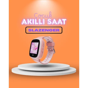 SL.09.2158 Pembe Sim Kartlı Çocuk Akıllı Saat Gps + Görüntülü Konuşma + 4g