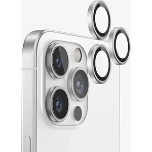 iPhone 14 Pro Max  Kamera Lens Koruyucu ''Safir Cam & Kolay Kurulum'' (Gümüş)