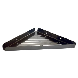 SAKOYA Marin SB01 Sabunluk 304 Kalite Paslanmaz Krom Köşe Sabunluk + Montaj Seti (4 Dubel 6 mm + 4 Paslanmaz 304 3,5 x 32 cm Vida + 4 Pirinç Pul + 4 Krom Kapak)  5 Yıl Garanti