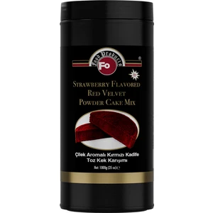 Çilek Aromalı Kırmızı Kadife Pandispanya Toz Kek Karışımı 1 kg
