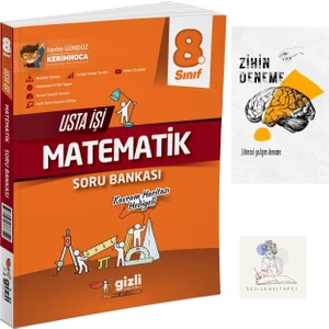 Gizli Yayınları 8.Sınıf Usta Işi Matematik Soru Bankası+Zihin Deneme-Gz68