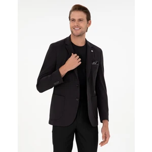 Pierre Cardin Erkek Siyah Ex.Slim Fit Spor Ceket 50294108-VR046