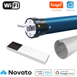 Tuya Wifi Stor Perde Motoru - Elektronik Limit, Yüzdesel Kontrol, Rf Kumanda Opsiyonu, Google Asistant Amazon Alexa Sesli Kontrol
