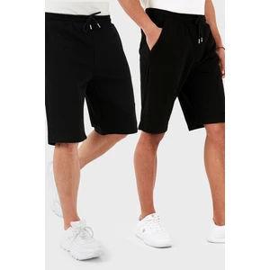 Pamuklu Regular Fit Normal Bel Cepli 2'li Paket Şort Erkek Şort 590804142S2