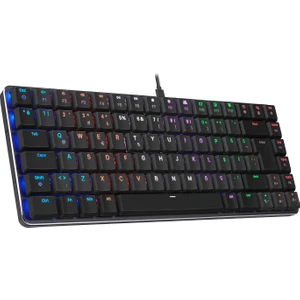 Granıte Siyah/gri Low Profile Red Swıtch Q Rainbow Mekanik Gaming Oyuncu Klavye