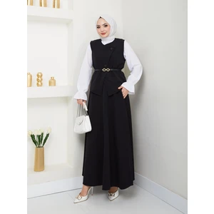 Çapraz Yelek Etek Takımı