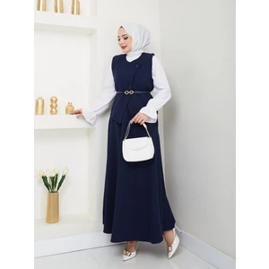 Çapraz Yelek Etek Takımı