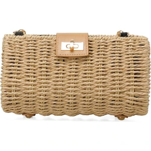 Hasır Kutu Cprz 5fx Ekru Multı Kadın Çapraz Çanta