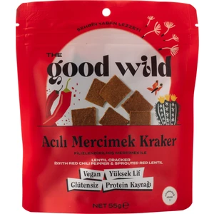 The Good Wild Glütensiz Acılı Mercimek Kraker 55 G