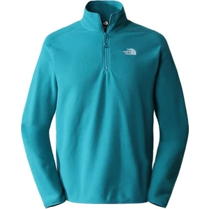 The North Face 100 Glacier 1/4 Zip Erkek Turkuaz Polar Sweatshirt