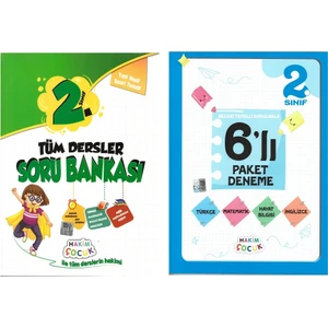Hakim Çocuk 2.sınıf Tüm Dersler Soru Bankası+6 Lı Deneme Sınavı