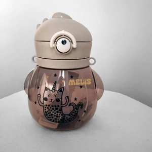 Hopeful Design Kişiye Özel Isim 600 ml Bej Suluk ve Matara
