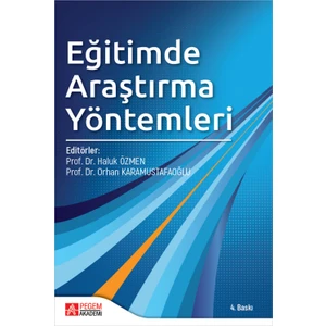 Pegem Akademi Yayıncılık Eğitimde Araştırma Yöntemleri